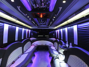 Exterior of Limo Bus