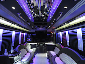 Interior of Limo Bus